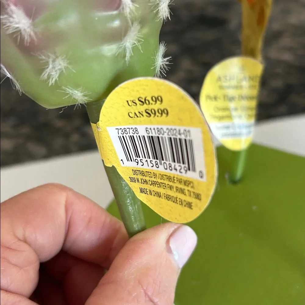 Ashland Vibrant Floral Picks - Orange, Green, and Pink